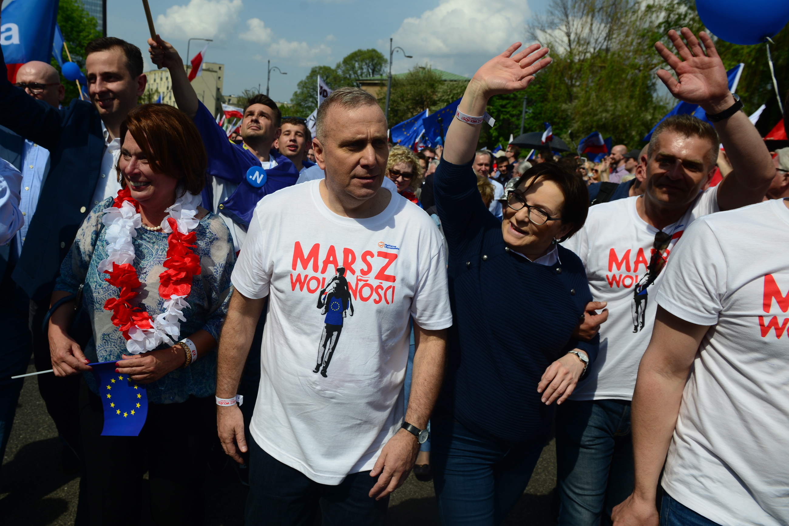 Marsz Wolności, Grzegorz Schetyna