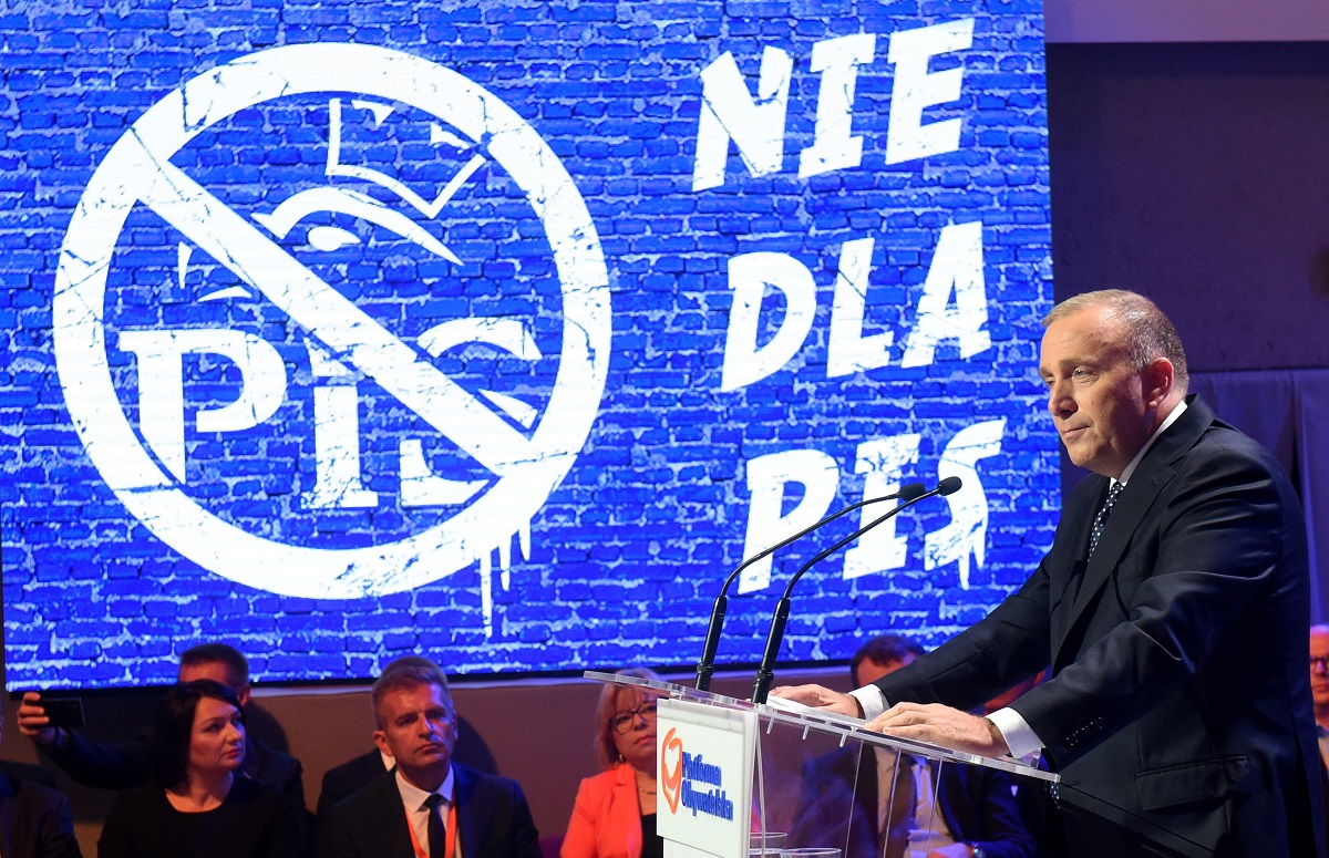 Wystąpienie lidera PO Grzegorza Schetyny podczas Rady Krajowej Platformy