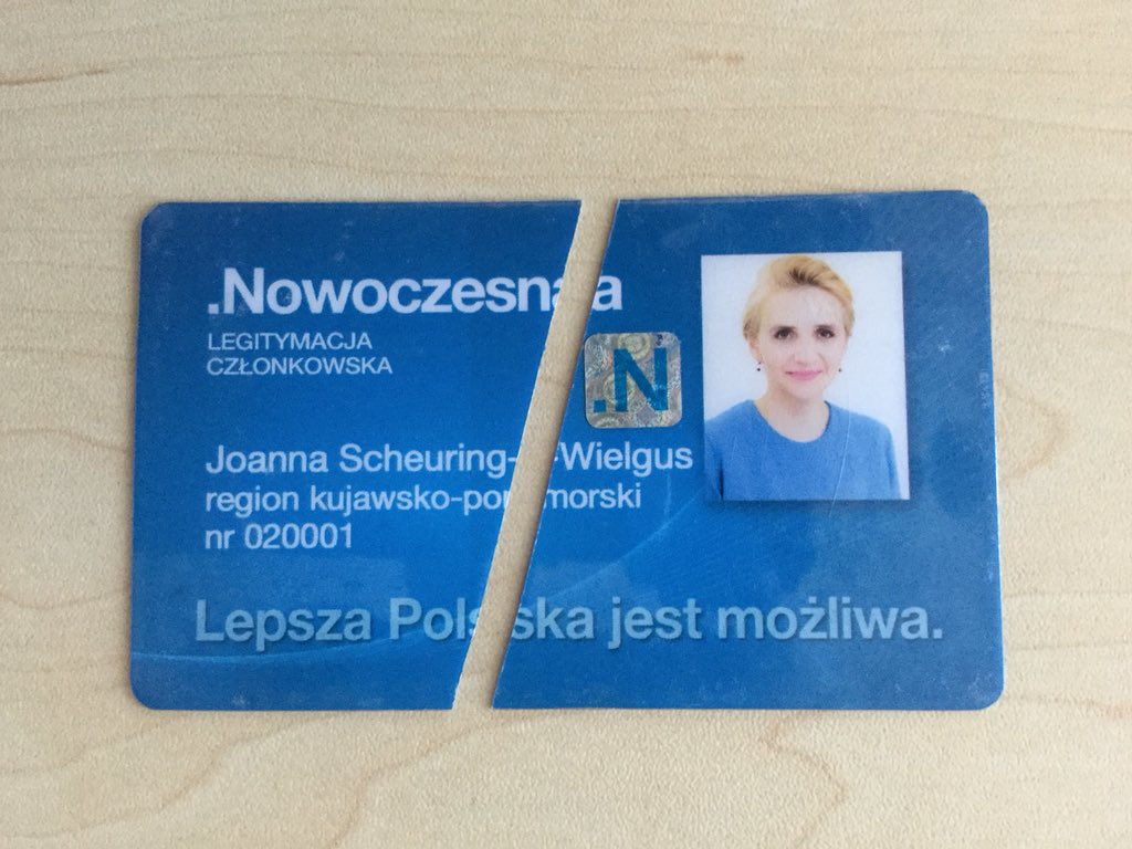 Scheuring-Wielgus: Odchodzę z Nowoczesnej