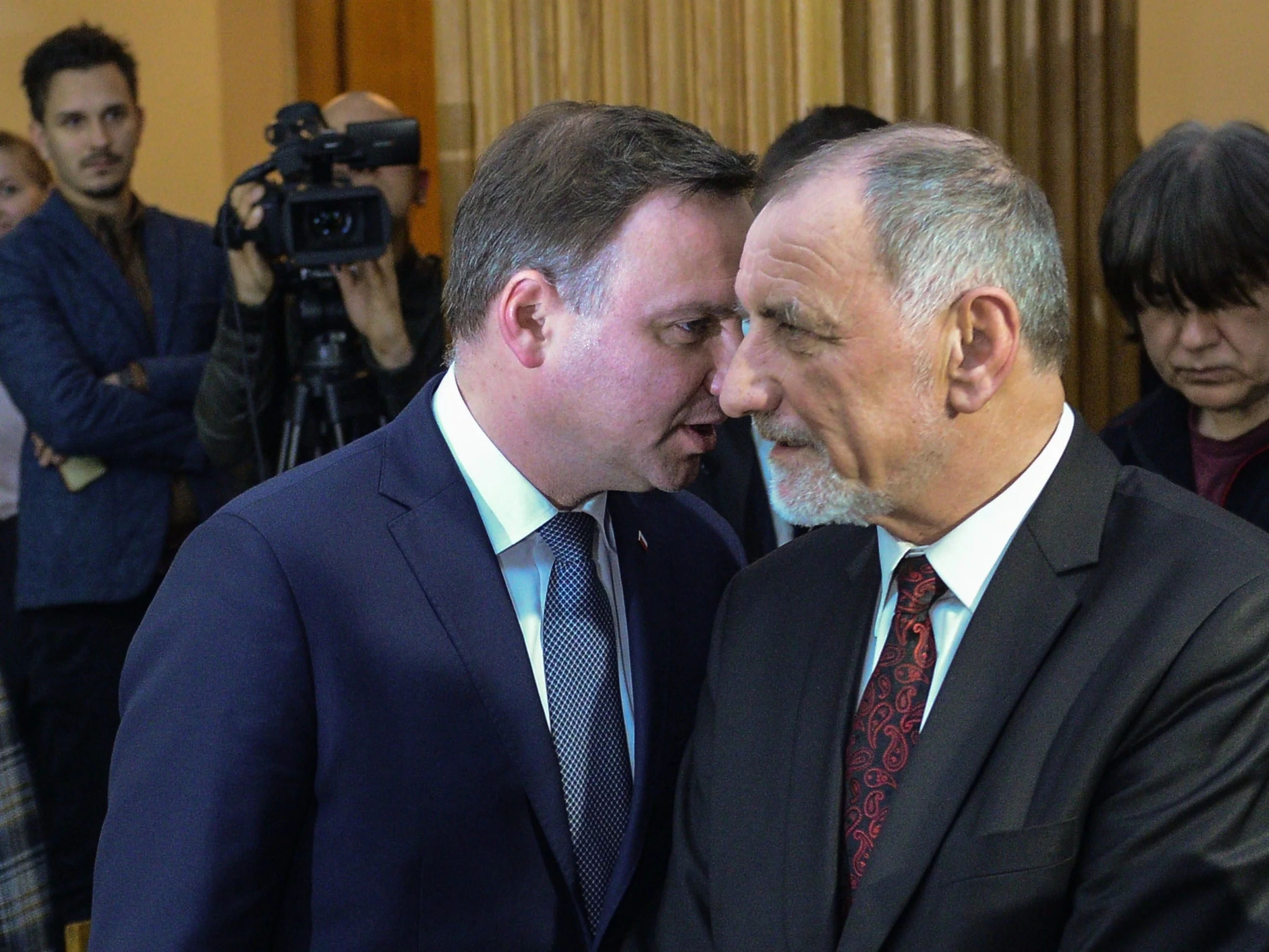 Prezydent Andrzej Duda z ojcem Janem Dudą