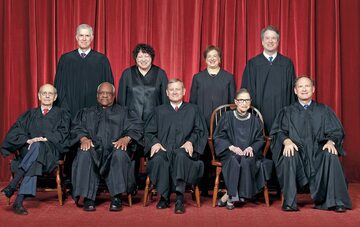 Sędziowie amerykańskiego Sądu Najwyższego