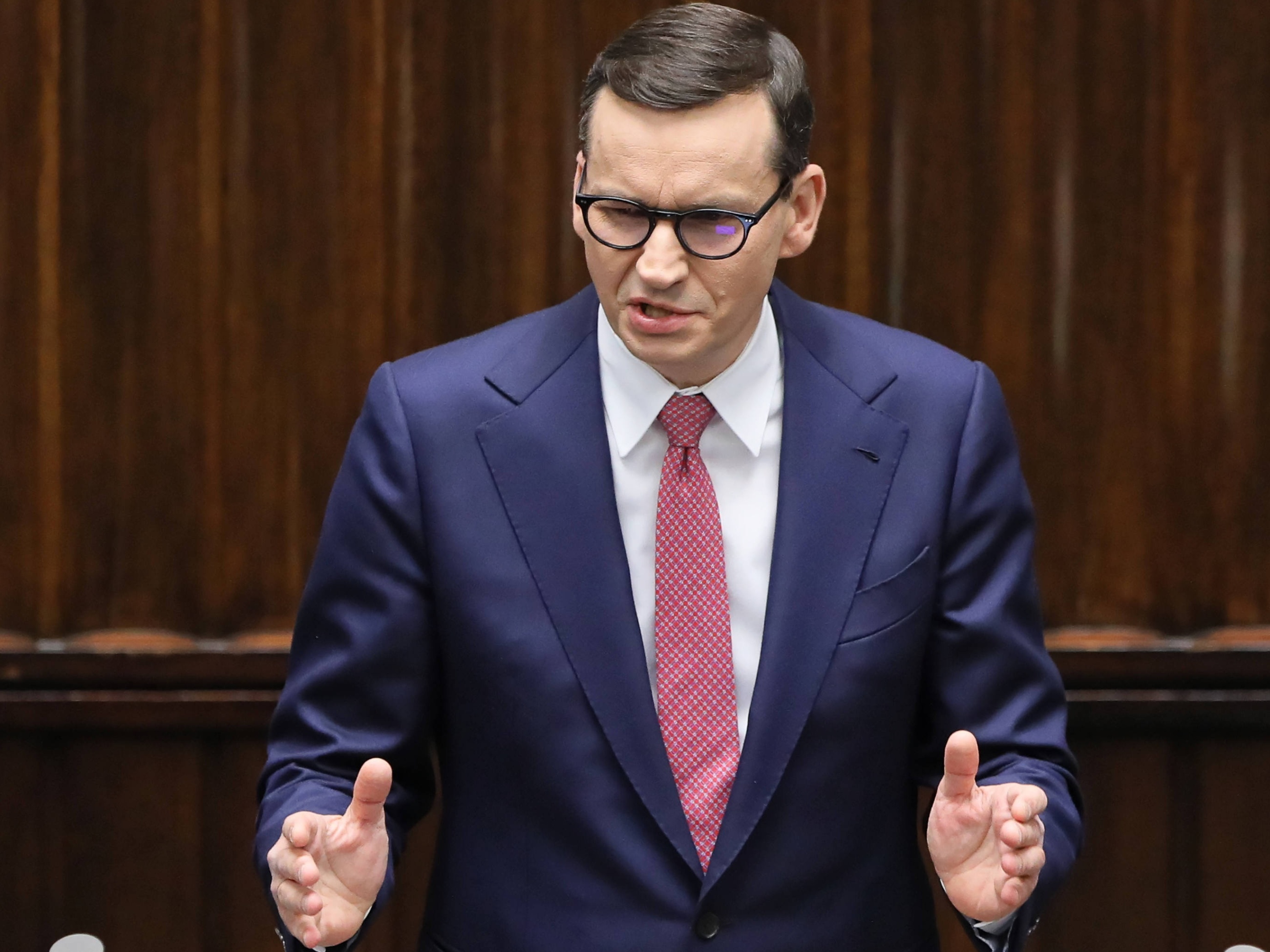 Premier Mateusz Morawiecki w Sejmie