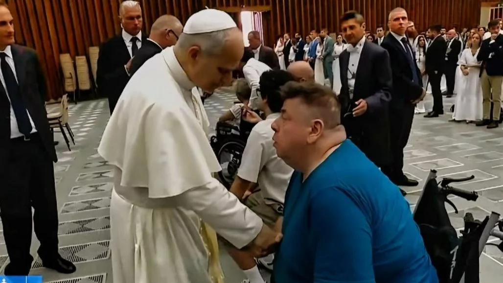 Leon XIV i Piotr Semka