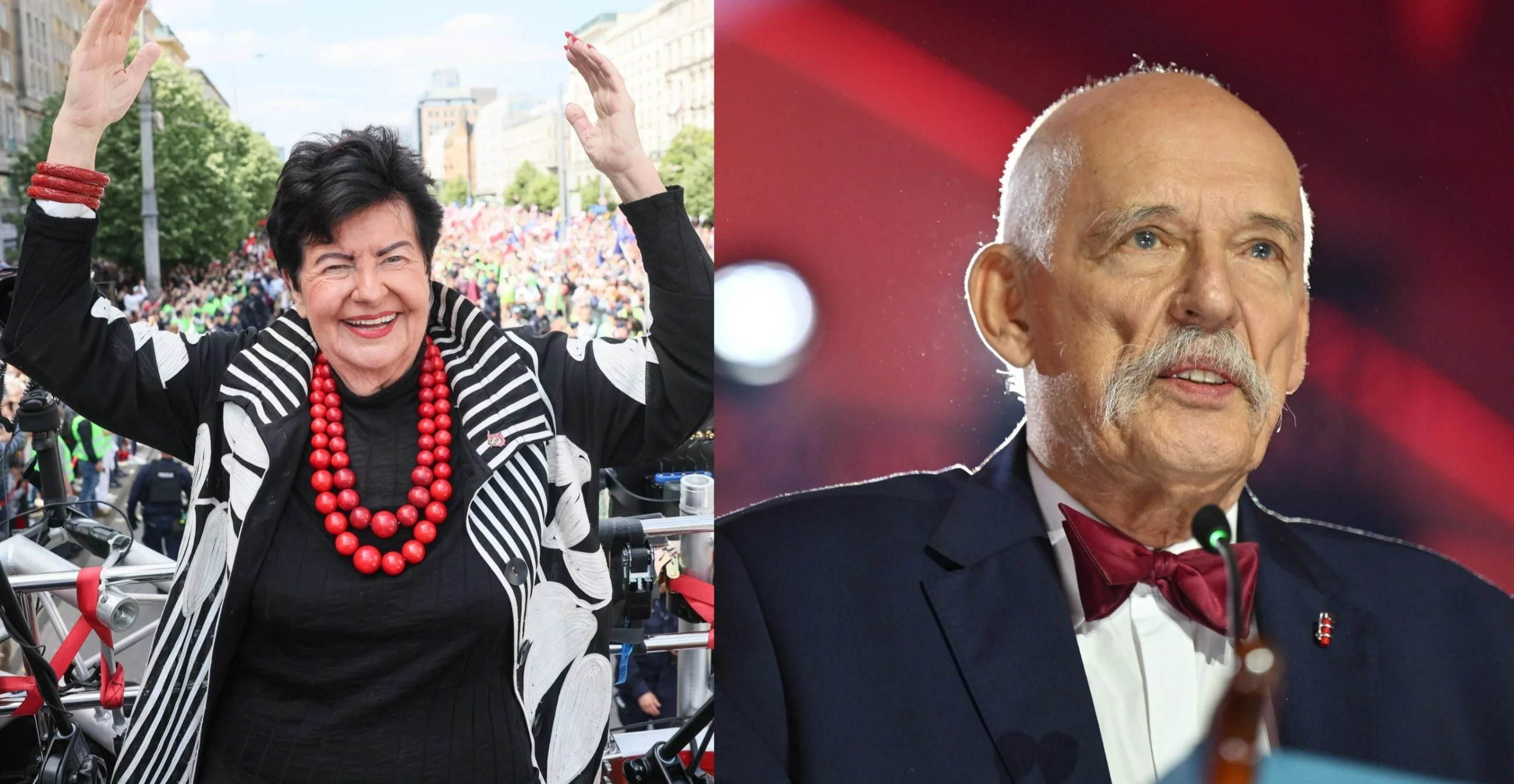 Joanna Senyszyn / Janusz Korwin-Mikke