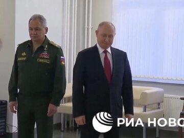 Sergiej Szojgu i Władimir Putin