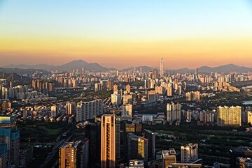 Shenzhen Skyline from Nanshan 2016