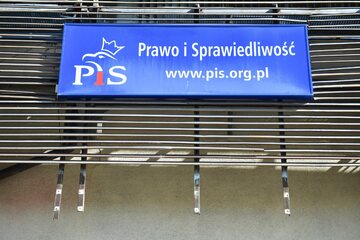 Siedziba PiS przy ulicy Nowogrodzkiej w Warszawie, zdjęcie ilustracyjne