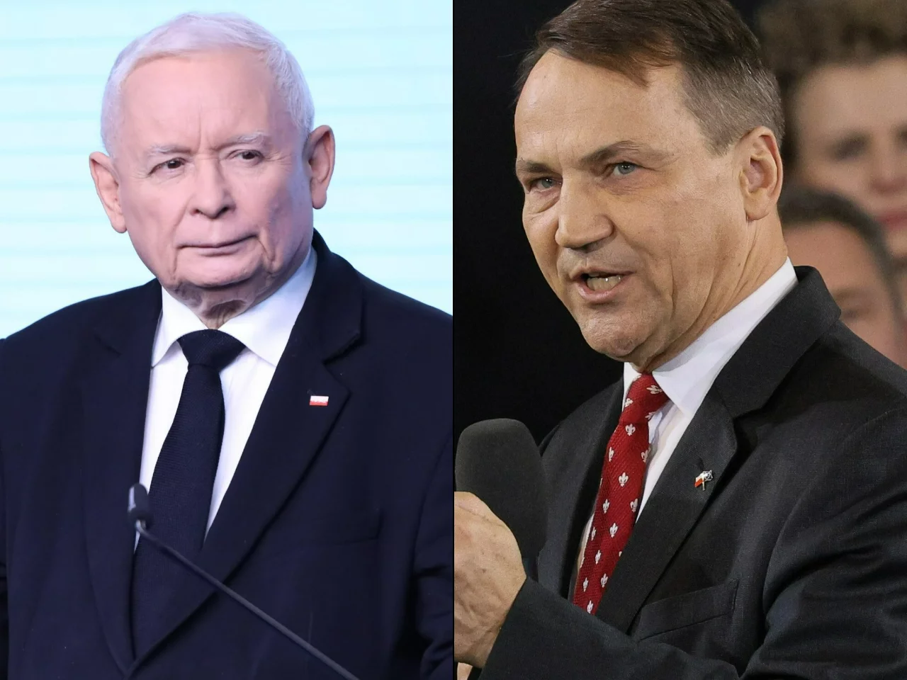 Jarosław Kaczyński / Radosław Sikorski