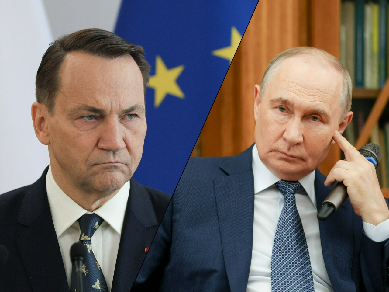 Radosław Sikorski powiedział, że nie podałby ręki Putinowi