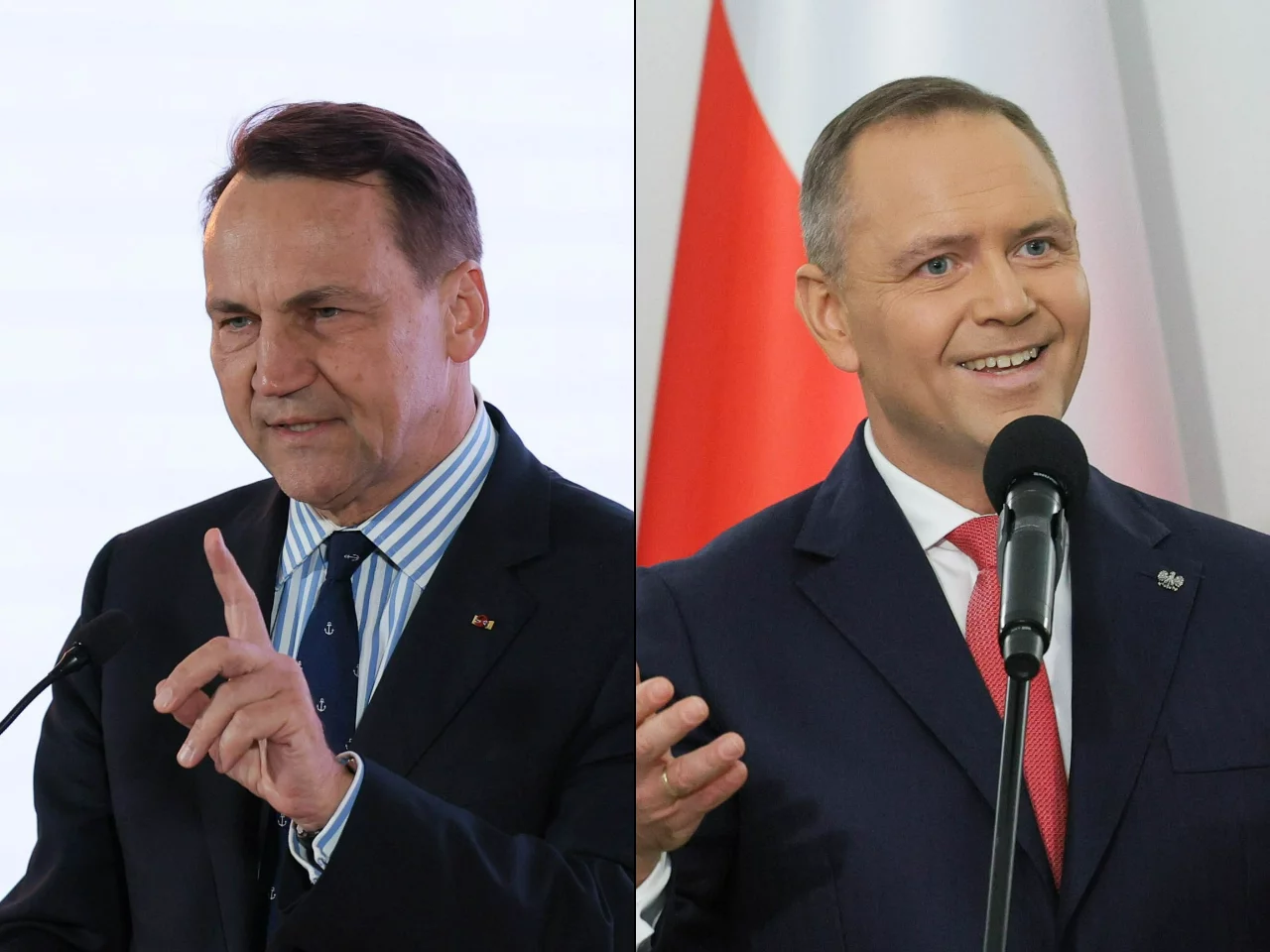 Radosław Sikorski i prezydent Karol Nawrocki