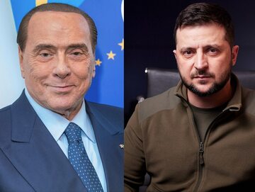 Silvio Berlusconi / Wołodymyr Zełenski