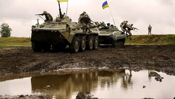 Siły Zbrojne Ukrainy podczas ćwiczeń Rapid Trident w Jaworowie