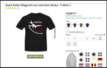 Skandaliczne koszulki w niemieckim sklepie internetowym