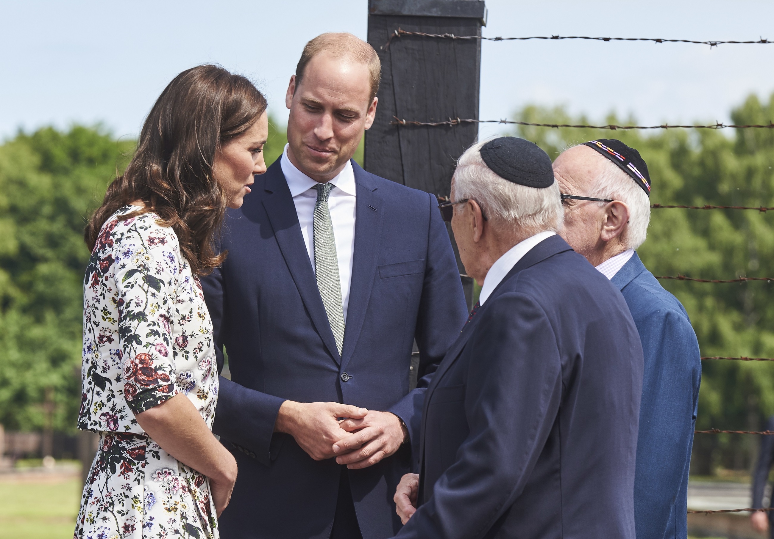 William i Kate w obozie Stutthof