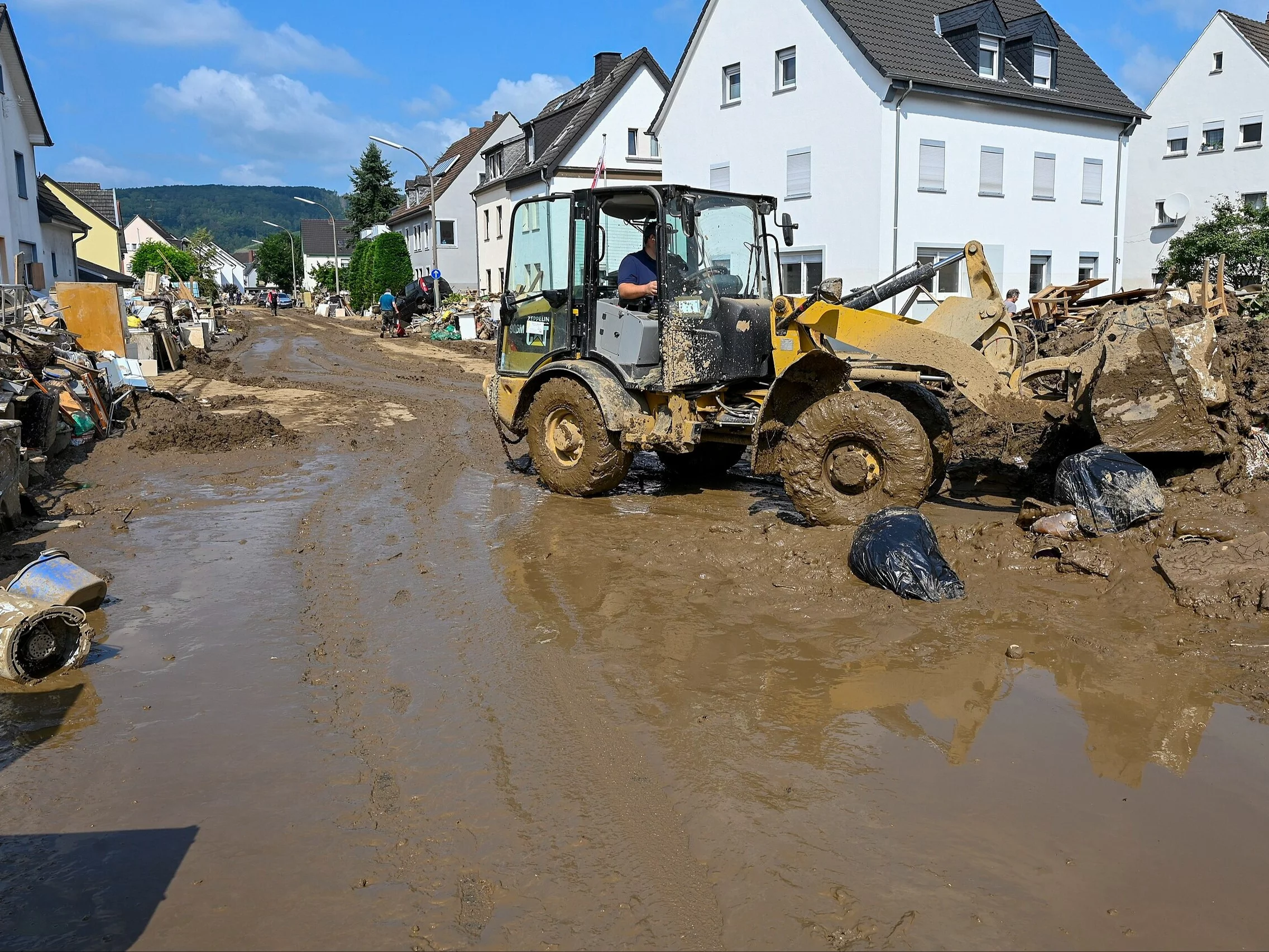 Skutki powodzi w Niemczech, lipiec 2021 r.