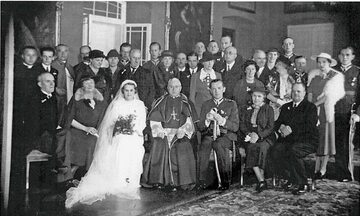 Ślub kniaziówny Anny Szuyskiej z Gustawem Potworowskim w 1937 r. w Poznaniu