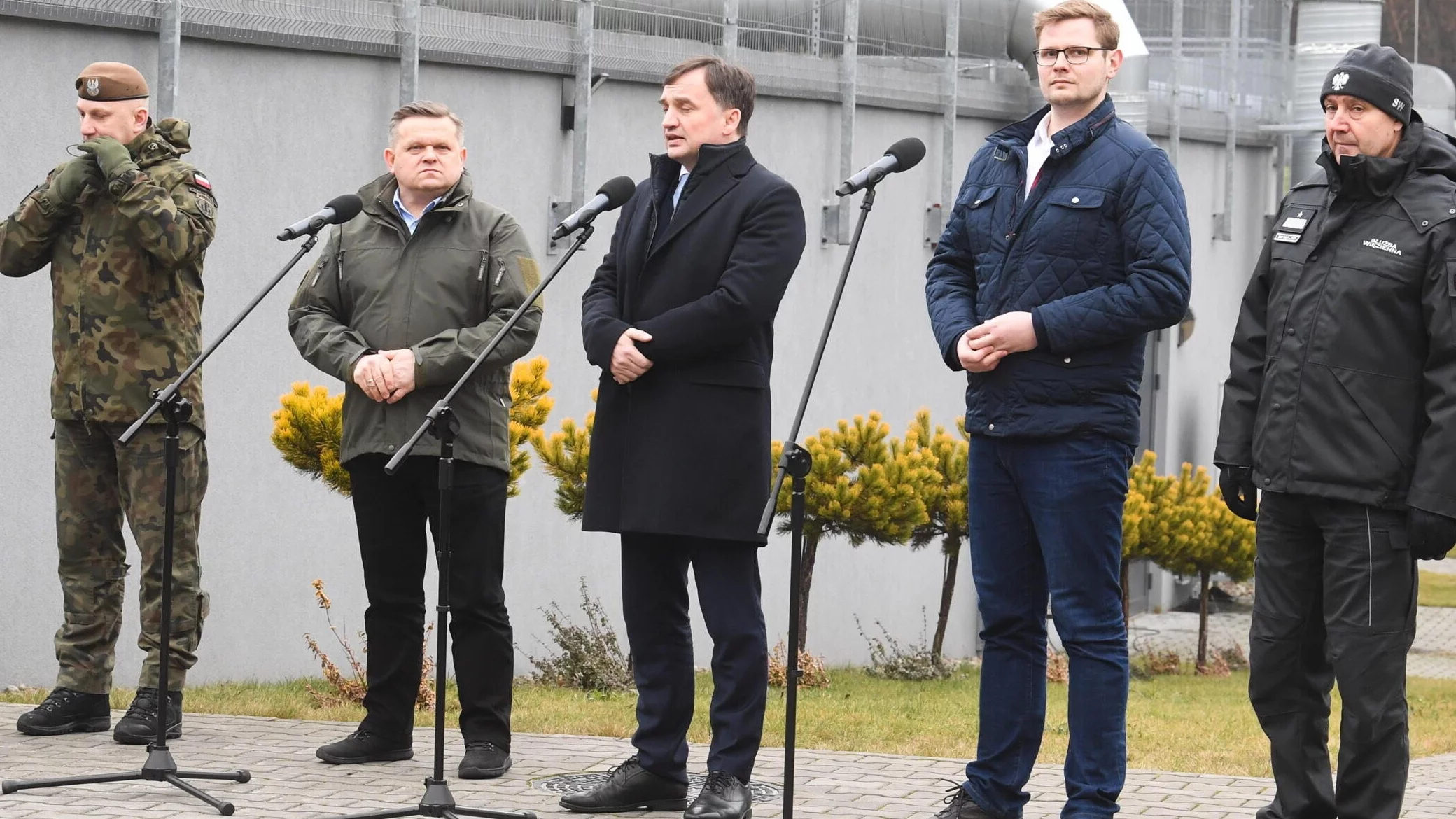 Konferencja prasowa "Służba Więzienna dla obronności kraju"