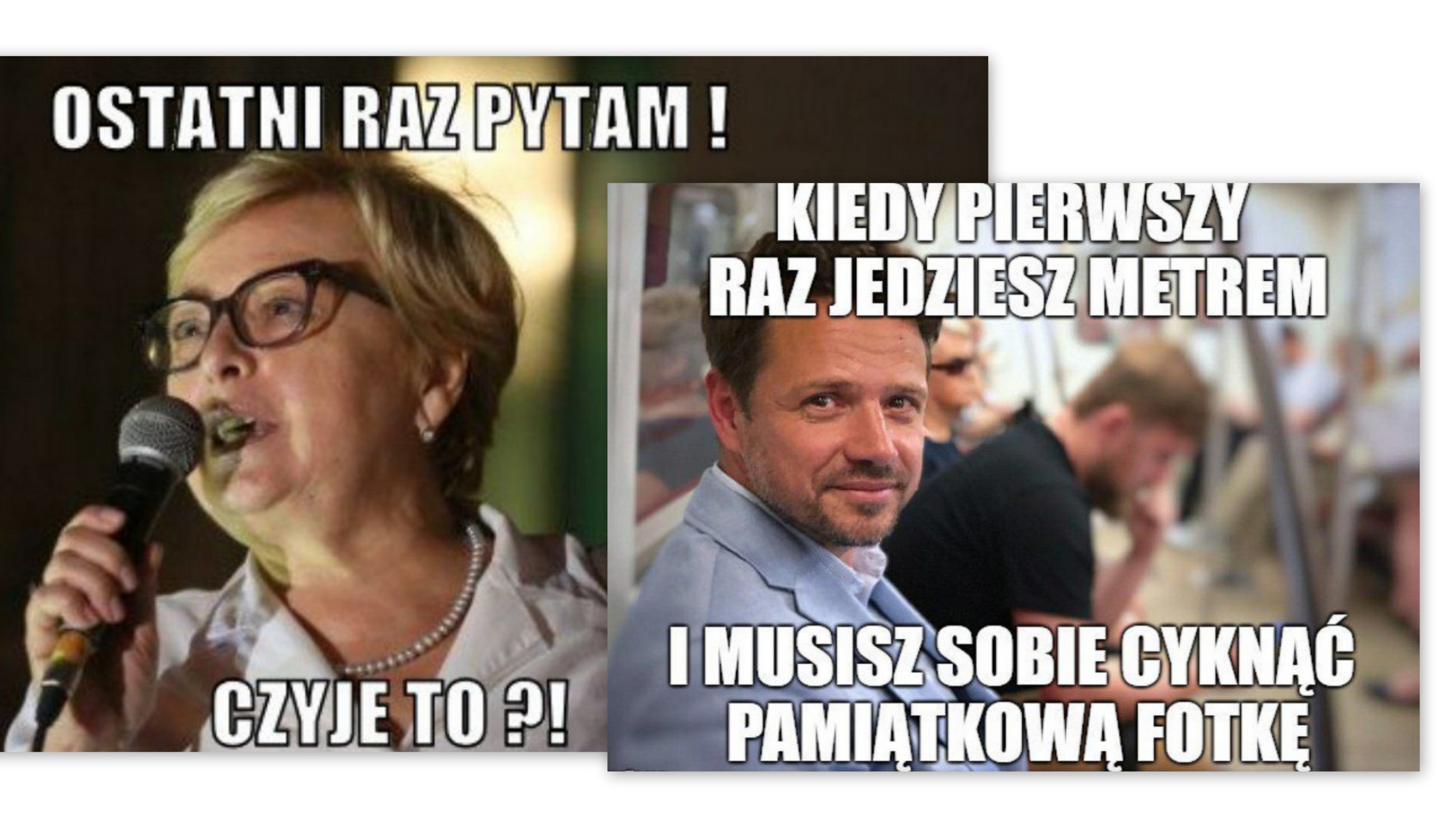 Internauci śmiali się m.in. z sędzi Gersdorf ze świeczką przed SN czy z różnych wyczynów Rafała Trzaskowskiego