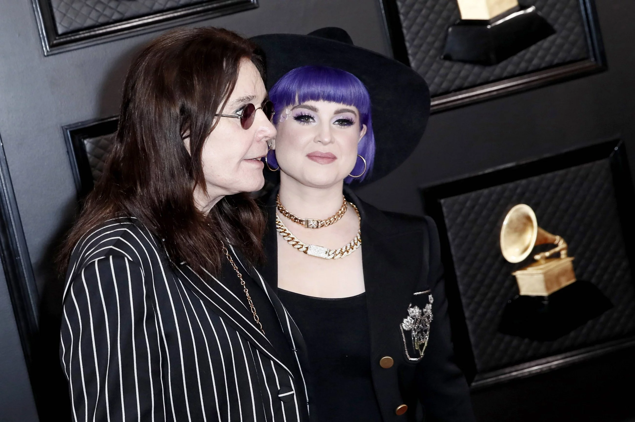 Ozzy Osbourne  z najmłodszą córką – Kelly Osbourne