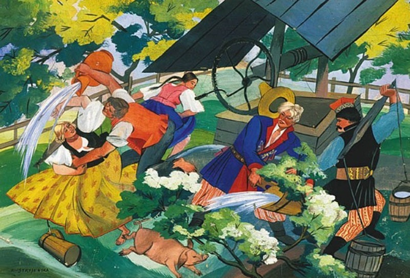 Zofia Stryjeńska, "Dyngus"