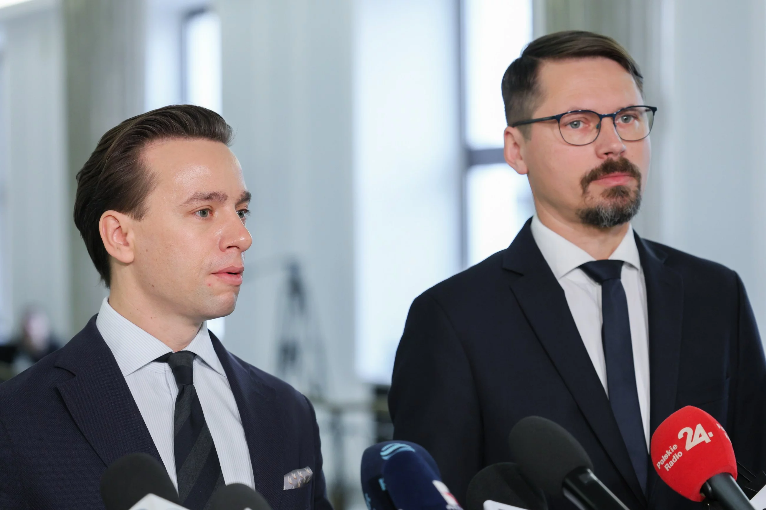 Grzegorz Płaczek i Krzysztof Bosak