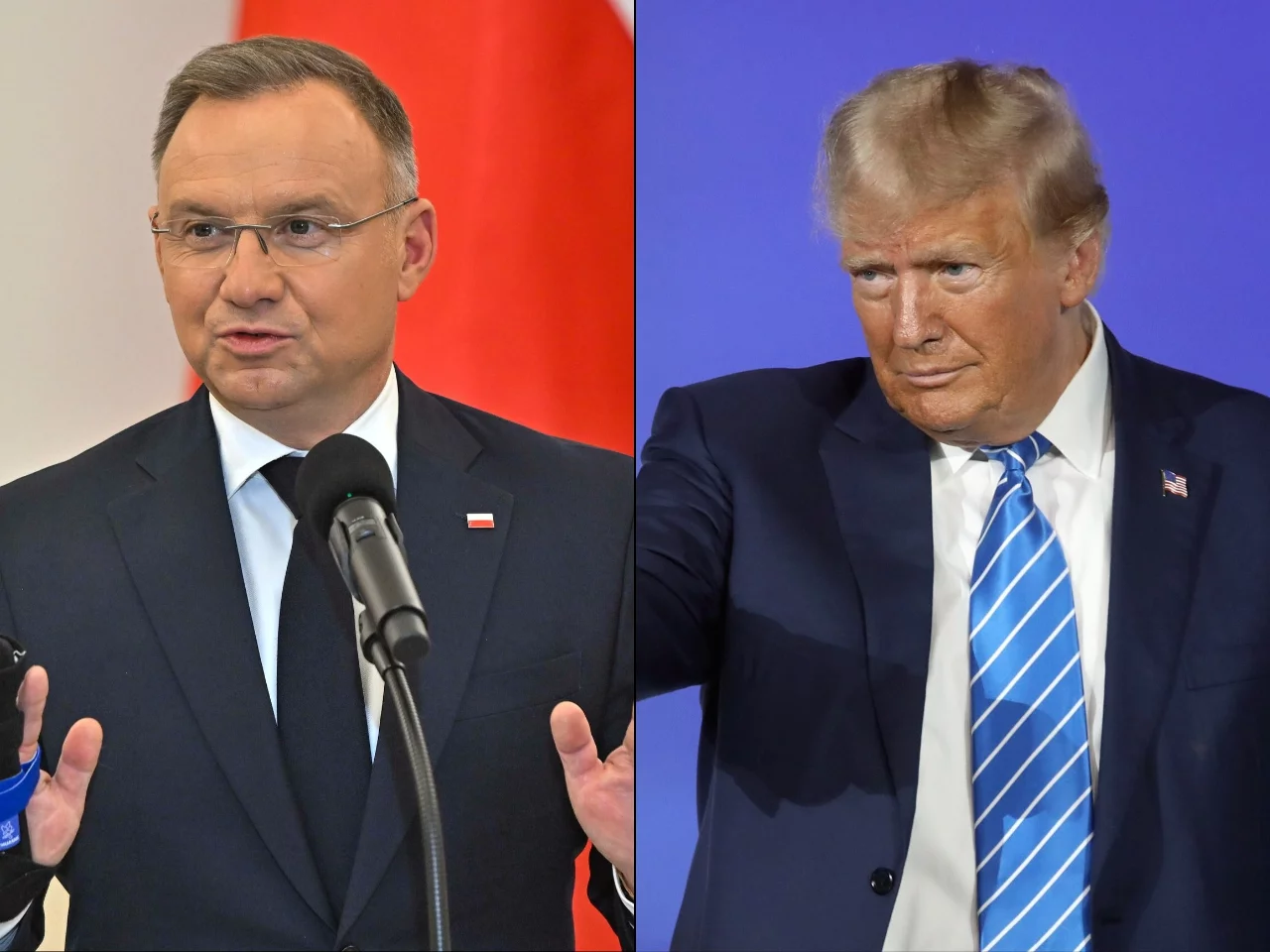 Andrzej Duda i Donald Trump