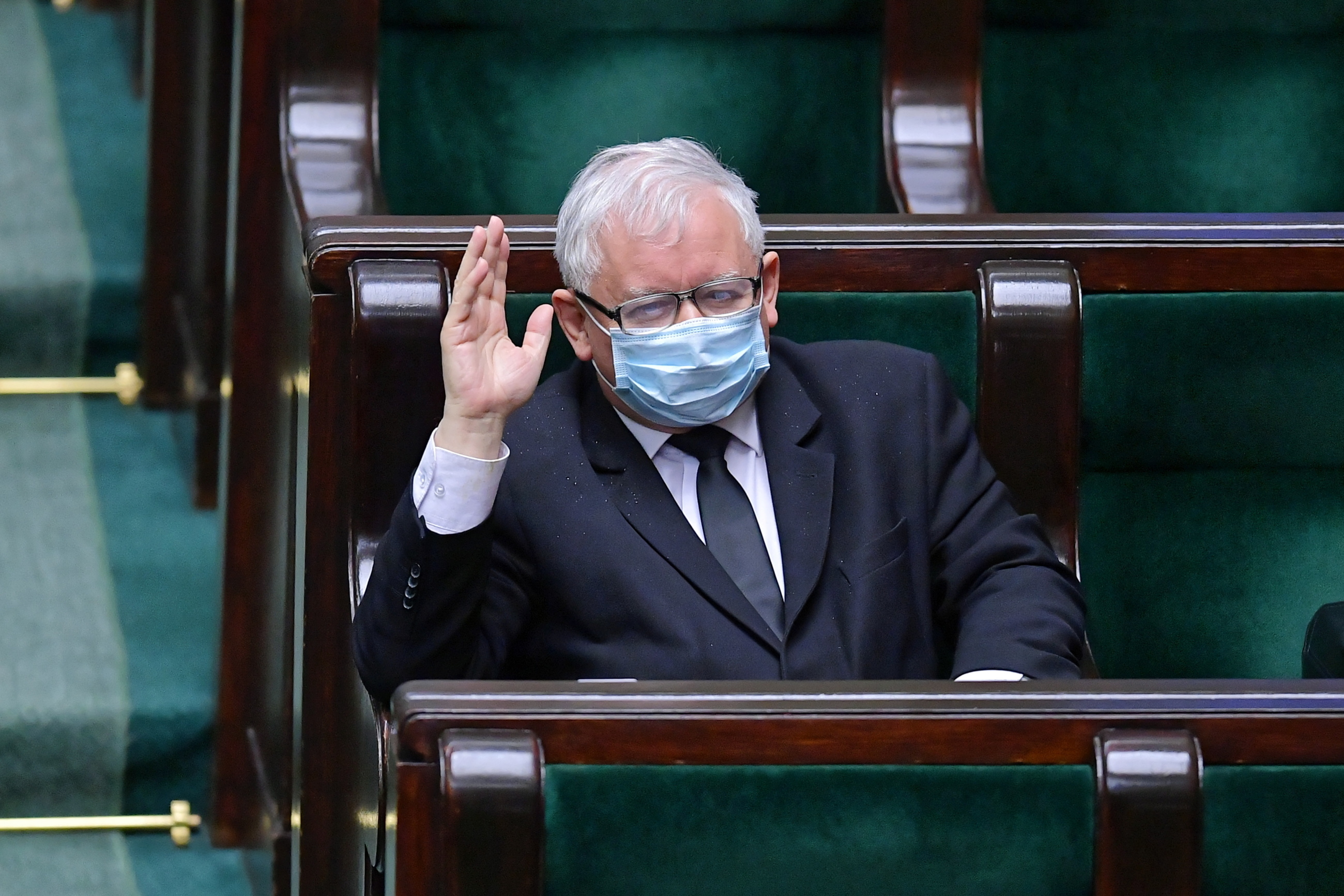 Prezes PiS Jarosław Kaczyński