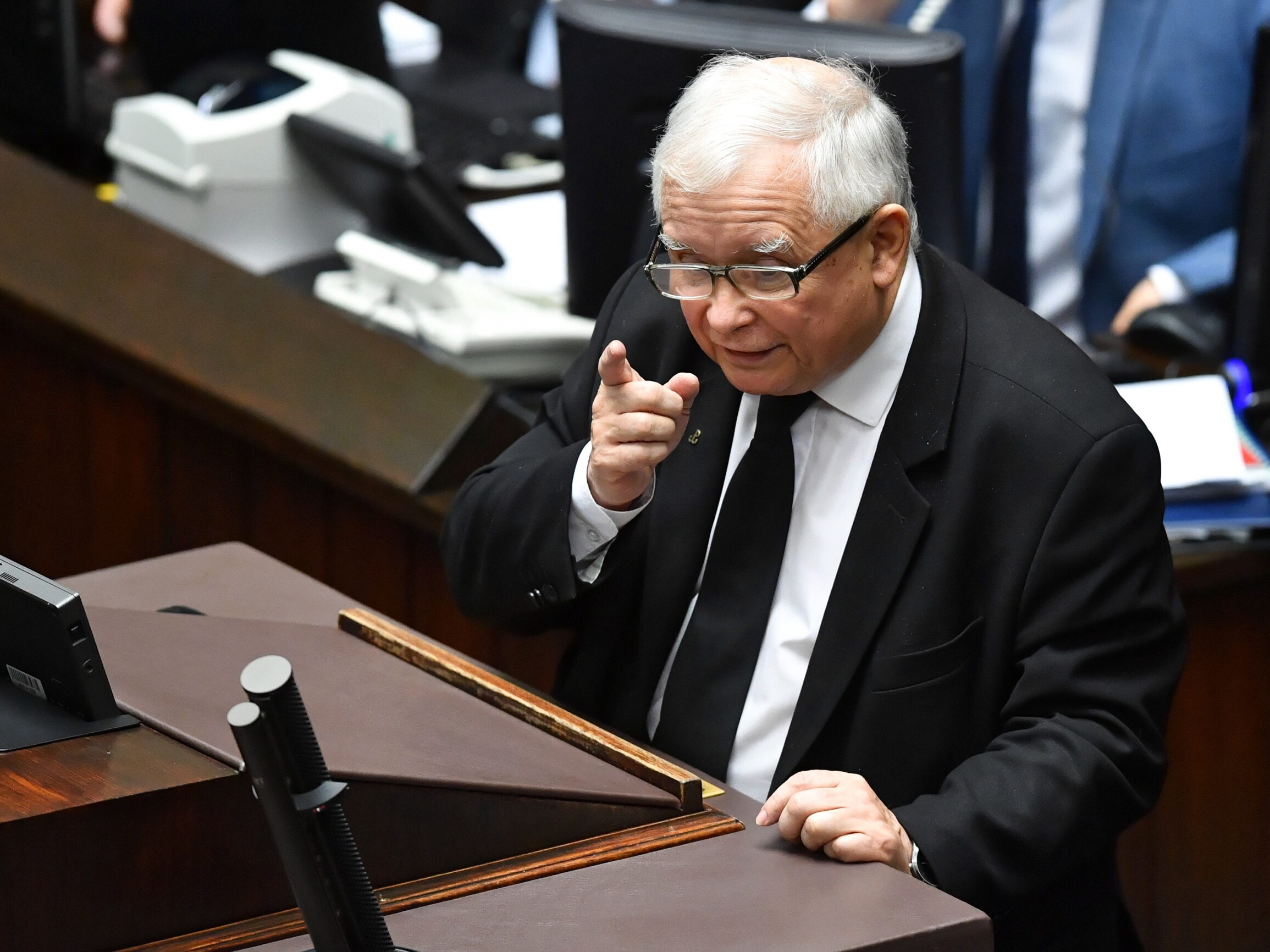 Jarosław Kaczyński w Sejmie