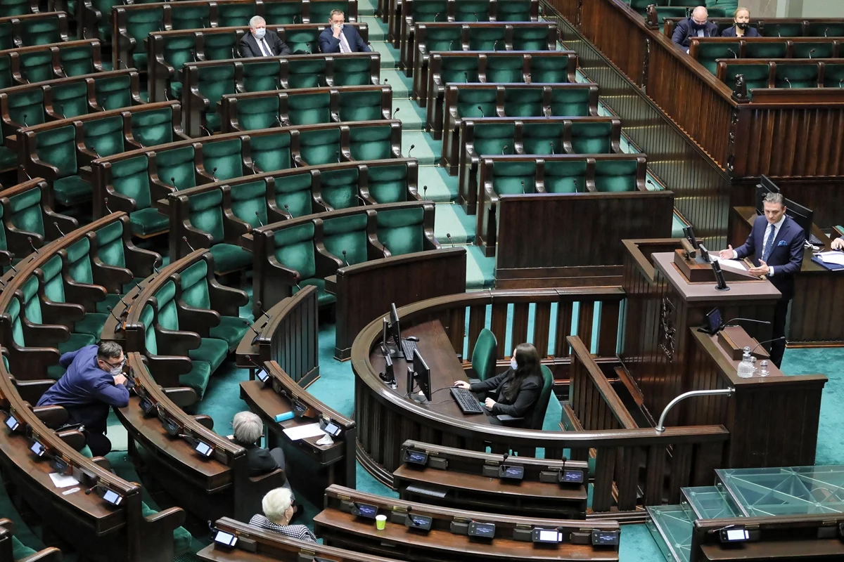 Sala obrad Sejmu w Warszawie