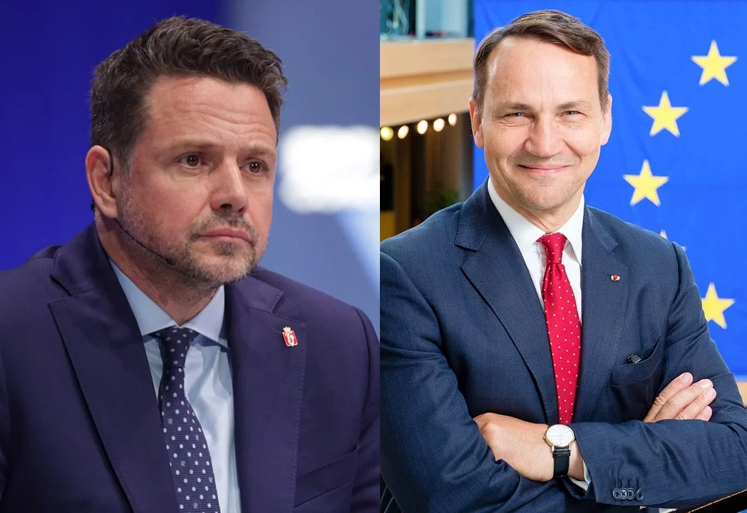 Rafał Trzaskowski i Radosław Sikorski