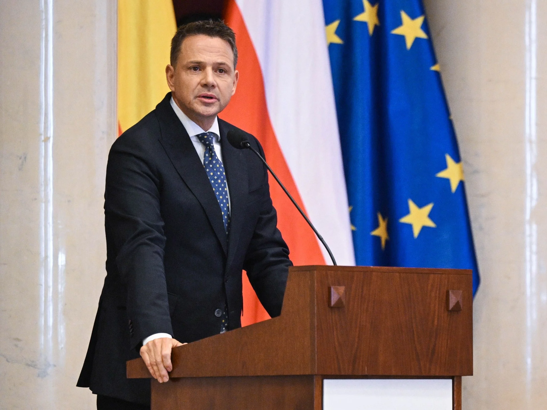 Prezydent Warszawy Rafał Trzaskowski
