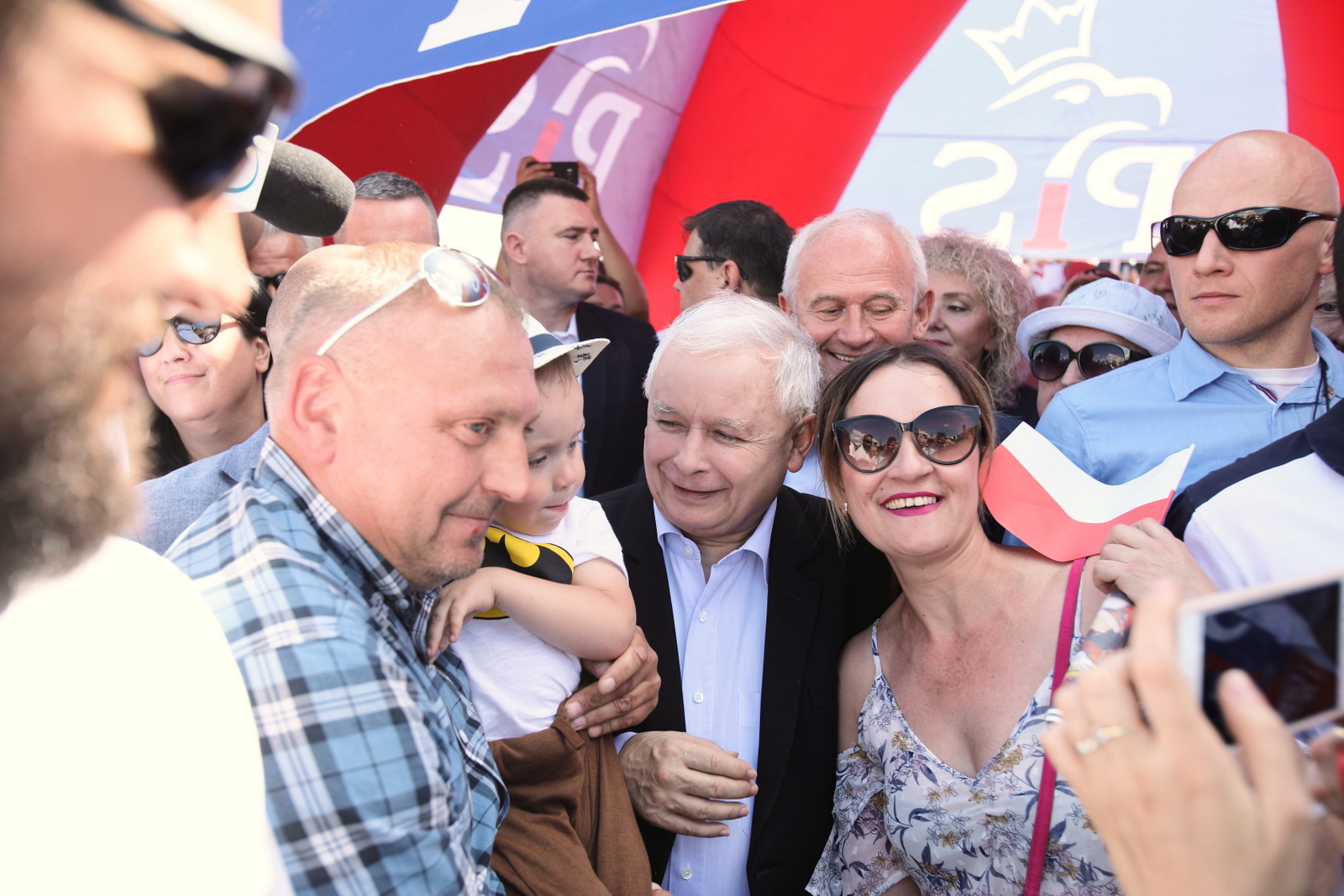 Jarosław Kaczyński w Zbuczynie