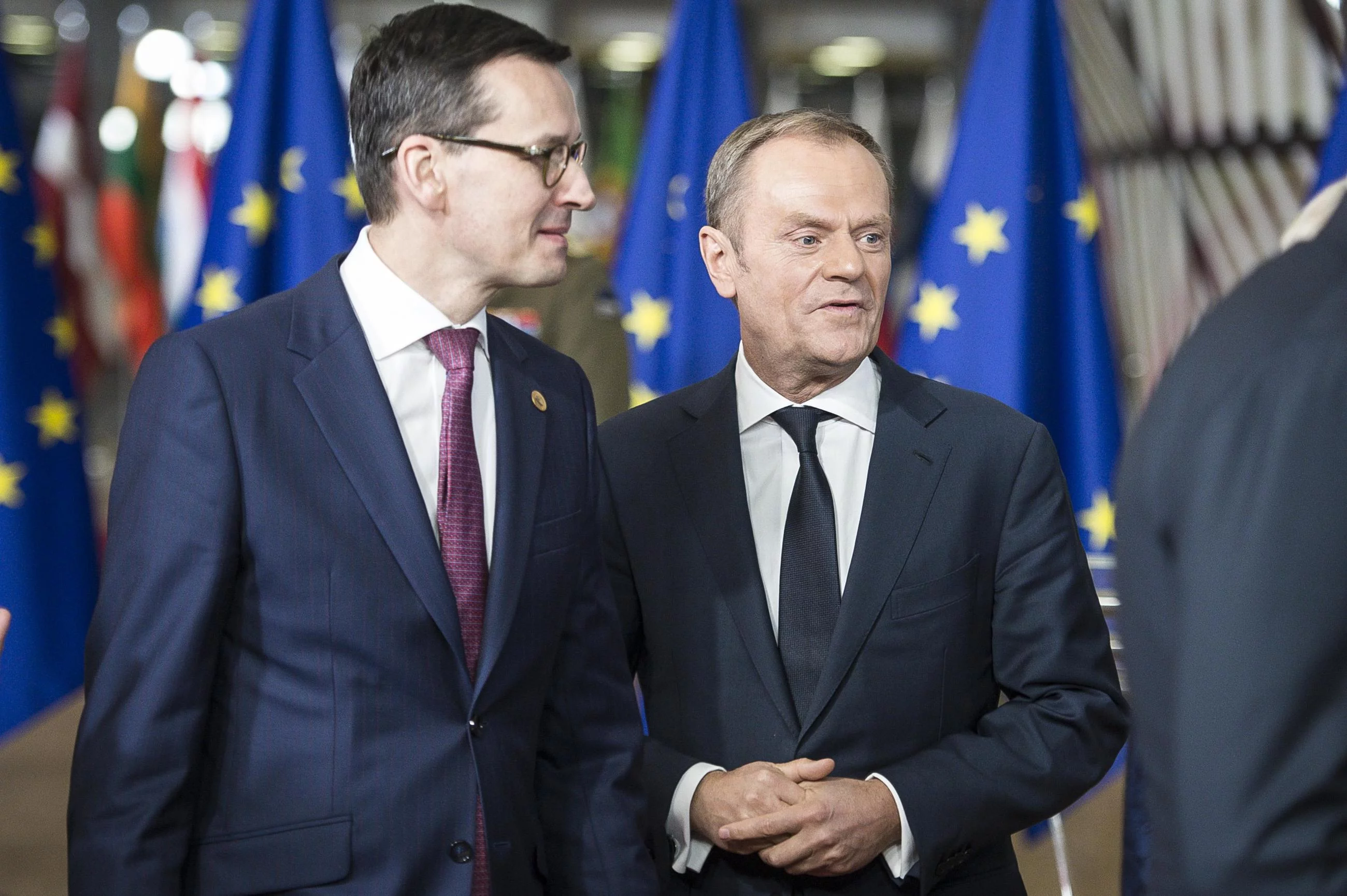 Mateusz Morawiecki i Donald Tusk