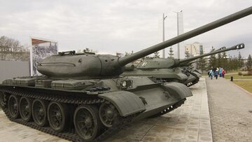 Sowiecki czołg T-54. Zdjęcie ilustracyjne