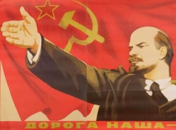 Sowiecki plakat propagandowy