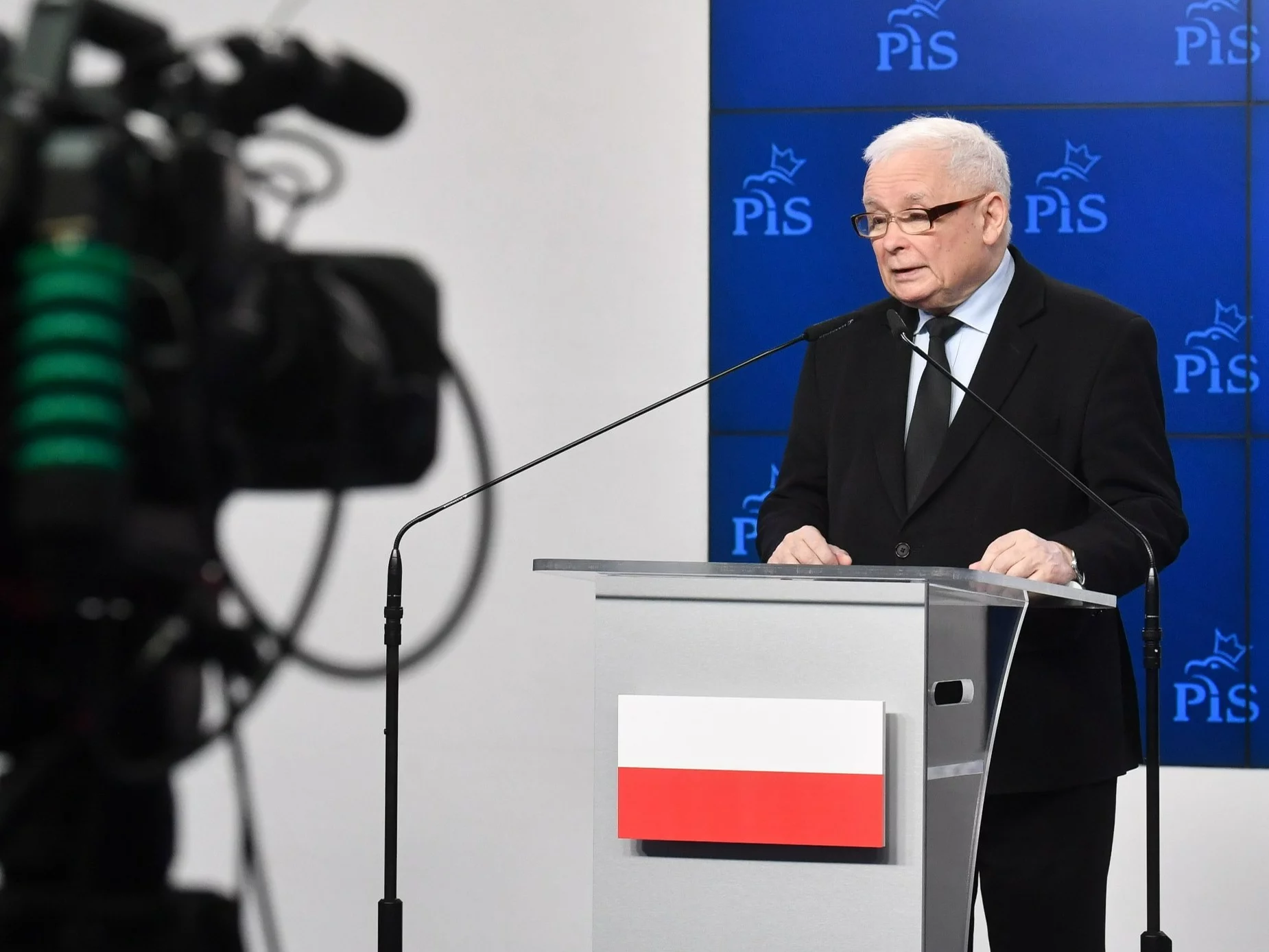 Prezes PiS Jarosław Kaczyński