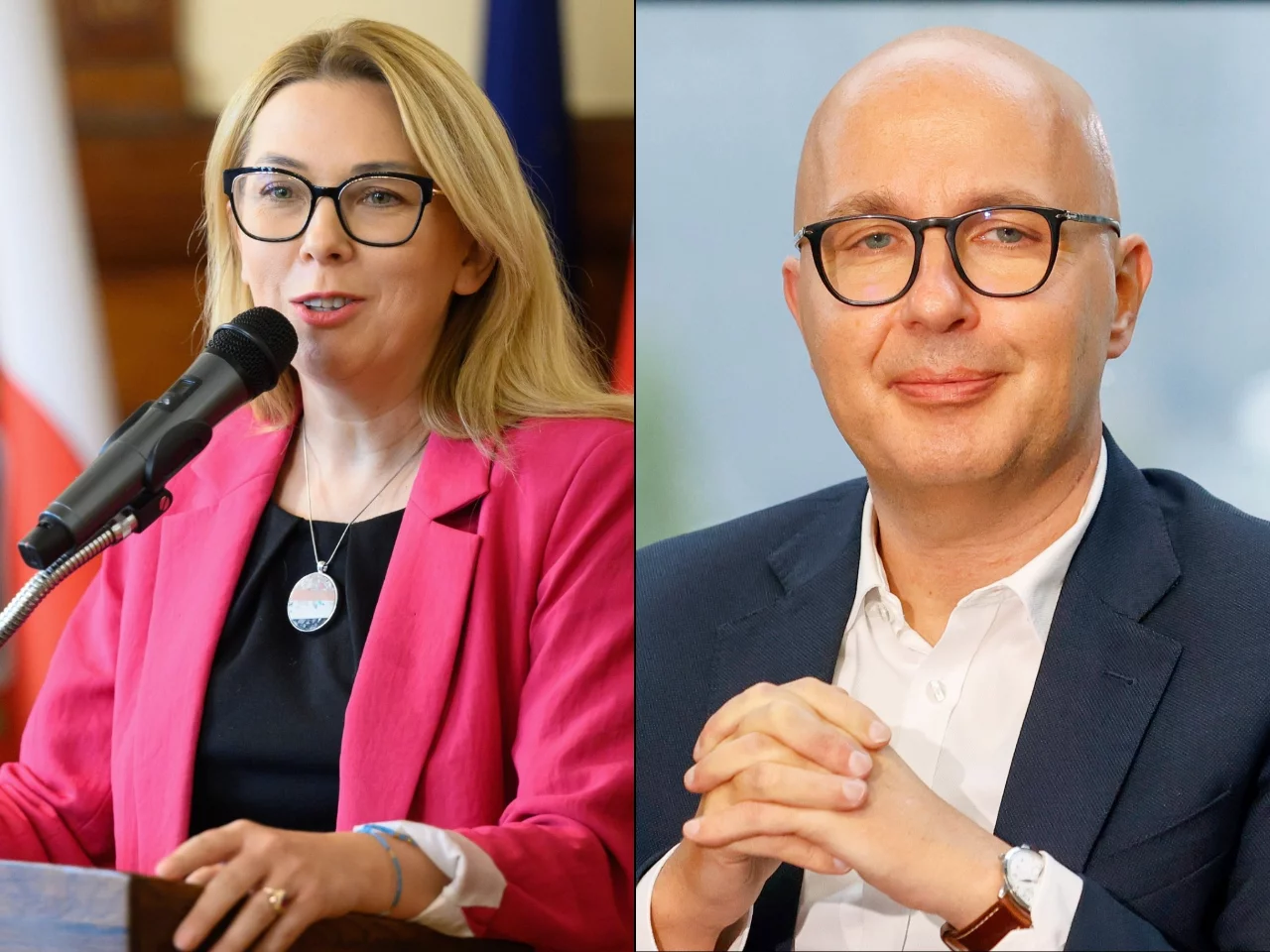 Barbara Oliwiecka (Polska 2050), Robert Kropiwnicki (KO)