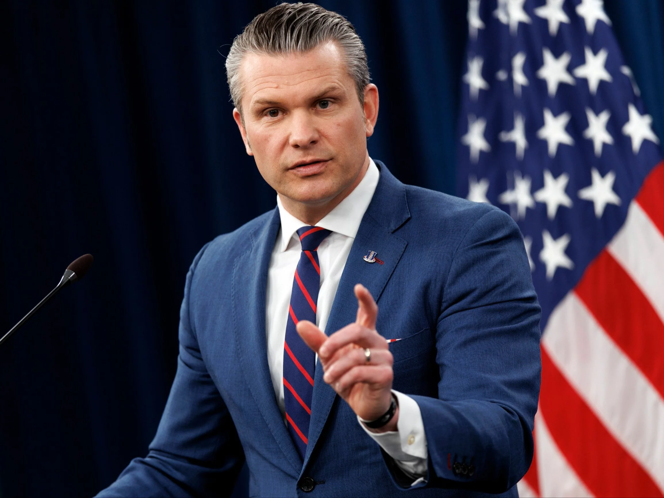 Sekretarz obrony Stanów Zjednoczonych Pete Hegseth