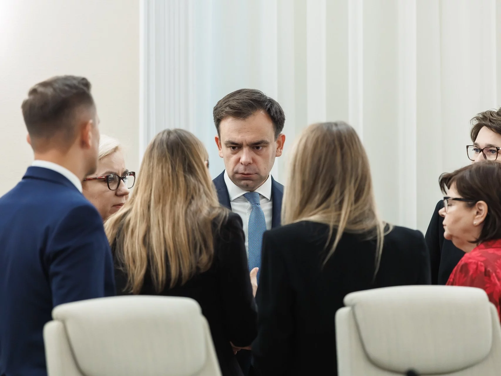 Minister finansów Andrzej Domański na posiedzeniu rządu