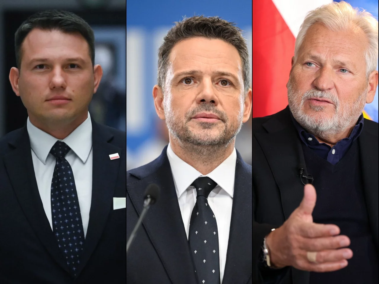 Sławomir Mentzen, Rafał Trzaskowski, Aleksander Kwaśniewski