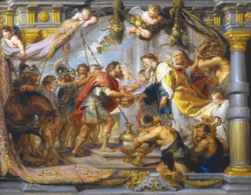 Spotkanie Abrahama z Melchizedekiem, mal. Peter Paul Rubens