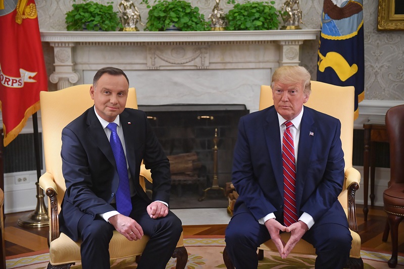 Andrzej Duda i Donald Trump