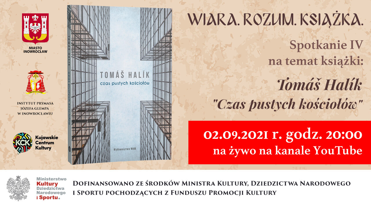 Czas pustych kościołów - Tomas Halik, WIARA.ROZUM.KSIĄŻKA - Vimarsana News