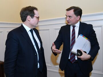 Spotkanie ministra Zbigniewa Ziobro z ministrem ds. bezpieczeństwa Wielkiej Brytanii