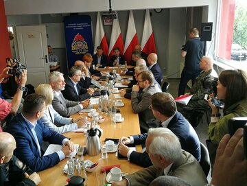 Spotkanie premier i ministrów w Chojnicach
