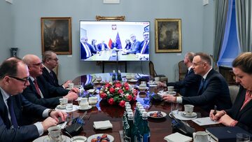 Spotkanie prezydenta Andrzeja Dudy z prokuratorem krajowym i zastępcami prokuratura generalnego