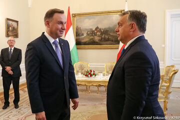 Spotkanie prezydenta z premierem Węgier