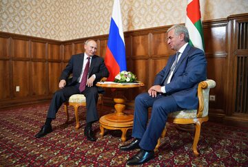 Spotkanie Putina z prezydentem Abchazji