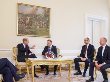 Spotkanie w Pałacu Prezydenckim w Warszawie