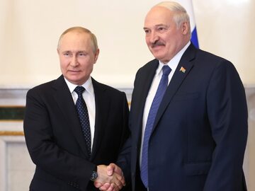 Spotkanie Władimira Putina z Aleksandrem Łukaszenką